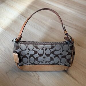 Coach Mini Bag in Brown and Tan
